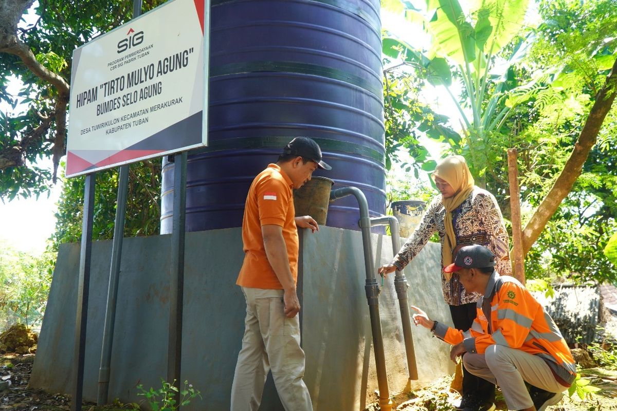 Semen Indonesia Bangun Sarana dan Prasarana Air Bersih di Tuban, Jawa Timur: Komitmen Tanggung Jawab Sosial Perusahaan